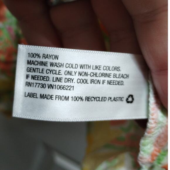 Lilly Pulitzer for Target Size Small Yellow Tropical Keyhole Back Romper *FLAW* - Picture 7 of 7